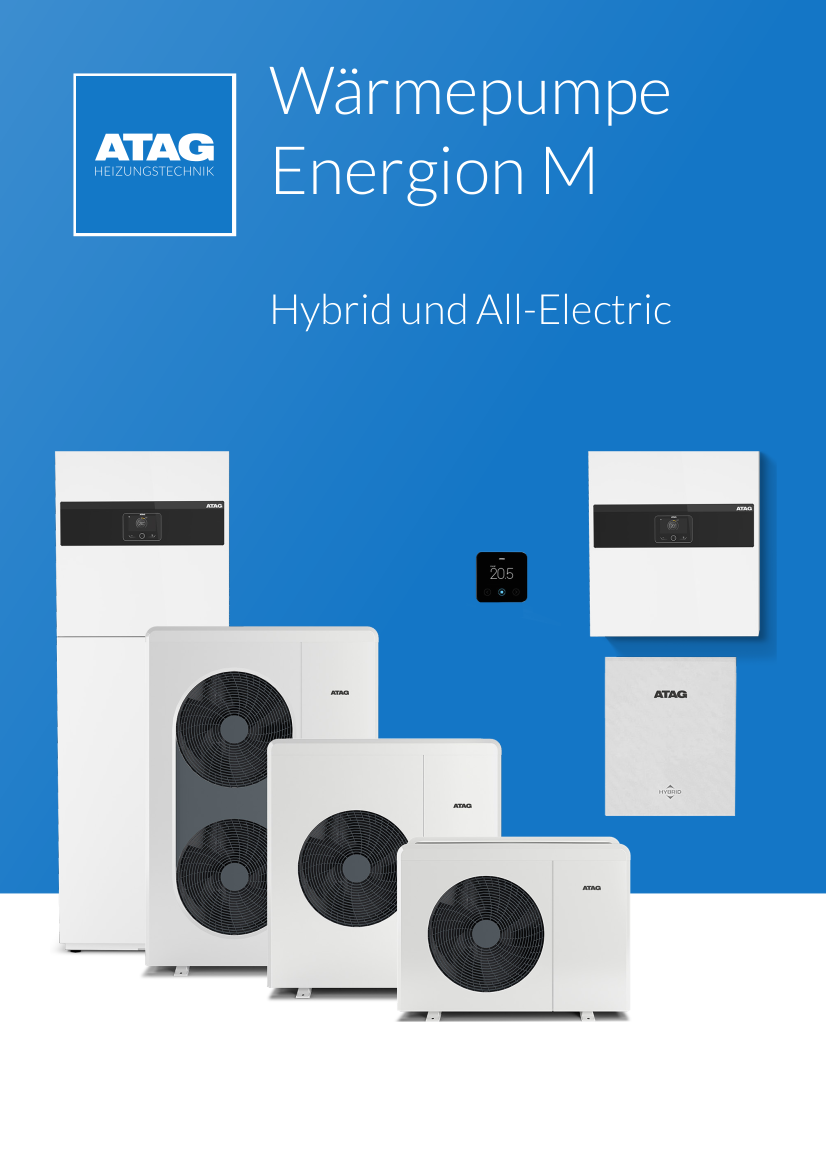 Prospekt Wärmepumpe - Energion M - Hybrid und All-Electric